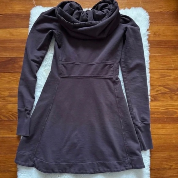 Prairie Underground Long Cloake Hoodie Bruise Color Purple XS - Picture 2 of 7